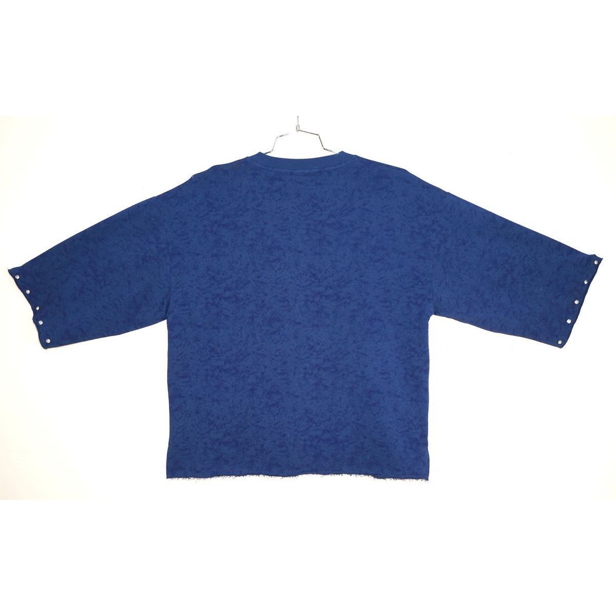 CROPPED T-SHIRT WITH RHINESTONES