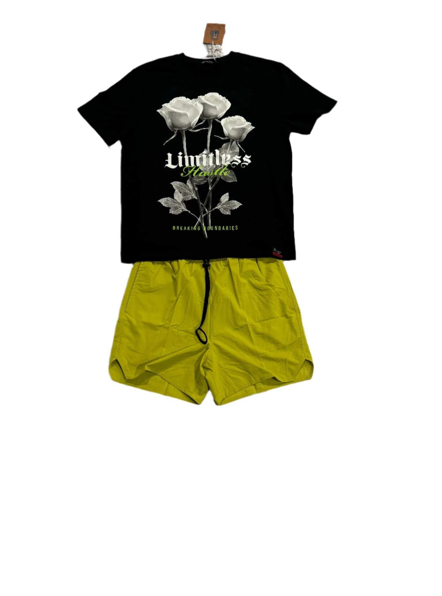 Solid Nylon Track Shorts