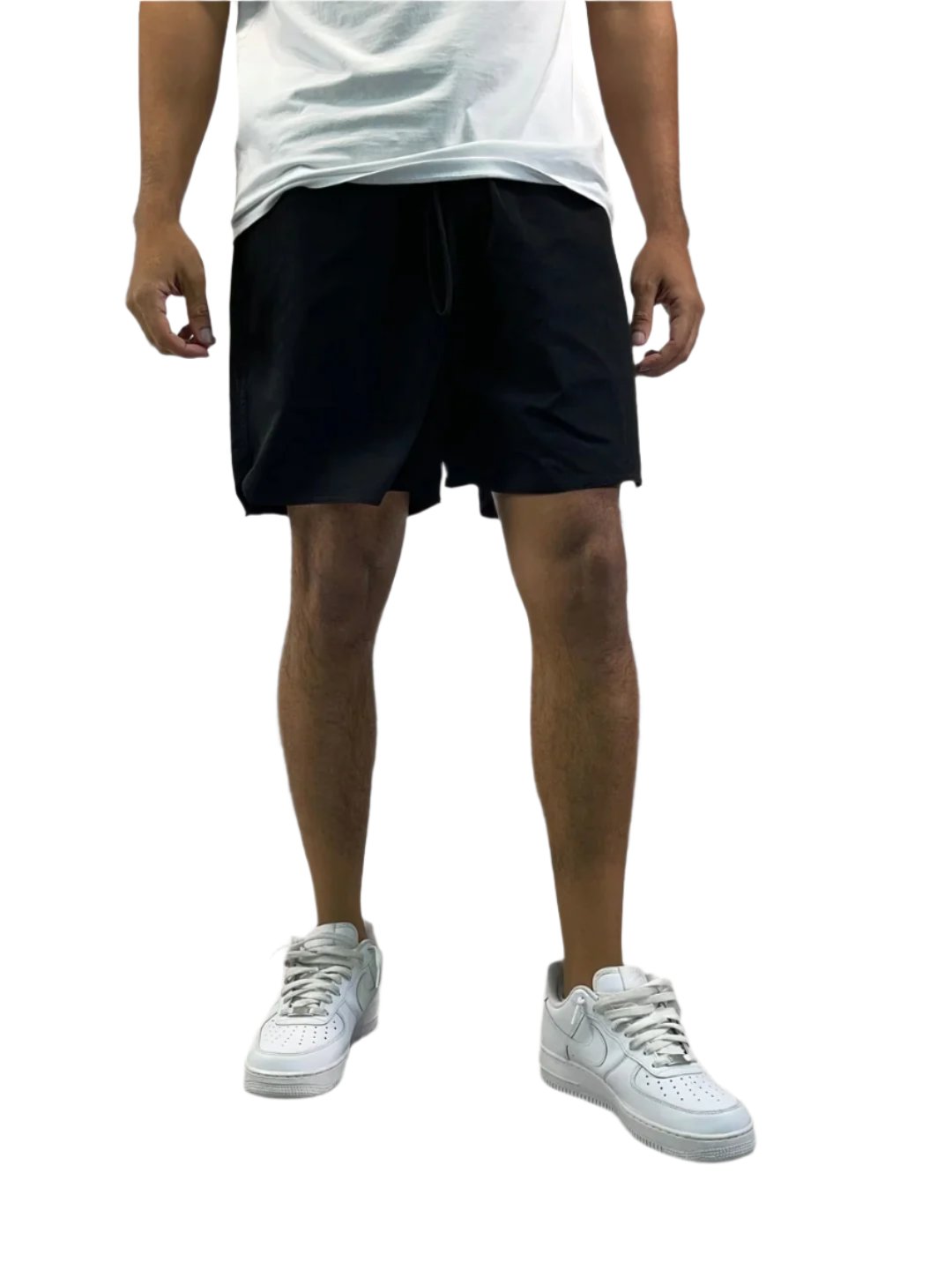 Solid Nylon Track Shorts