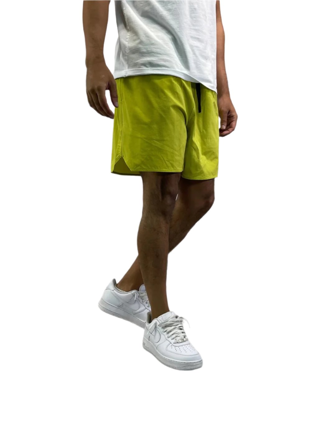Solid Nylon Track Shorts