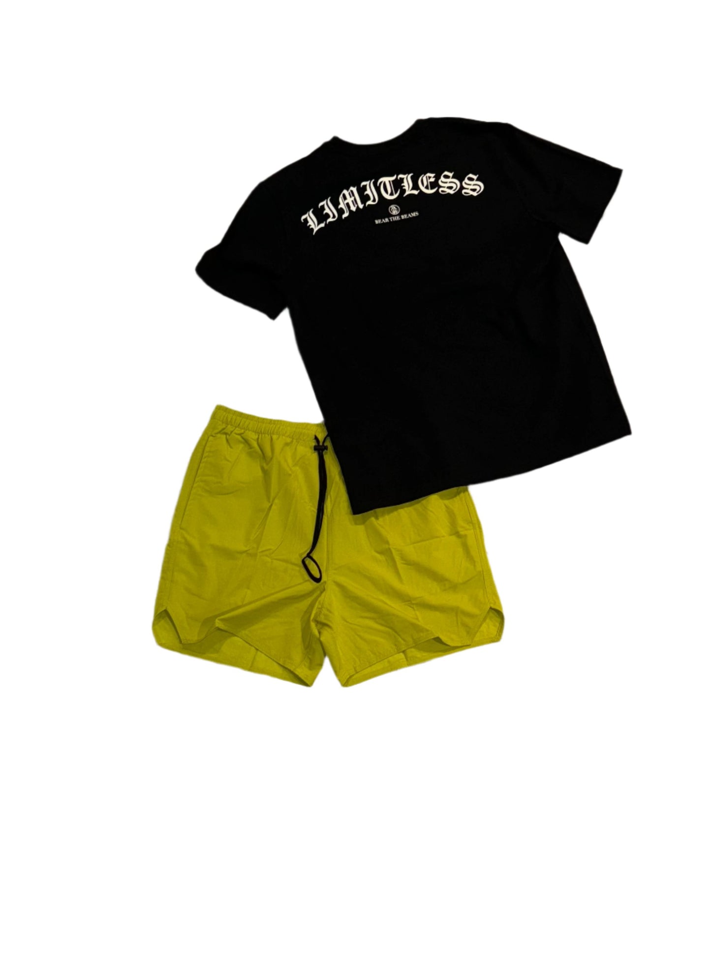 Solid Nylon Track Shorts