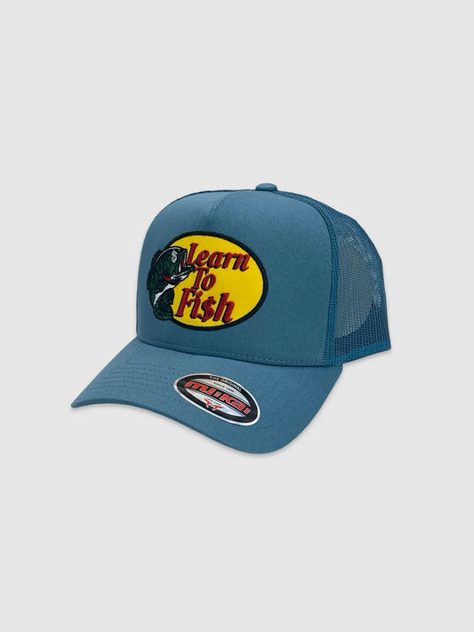 LEARN TO FISH- (WHITE)