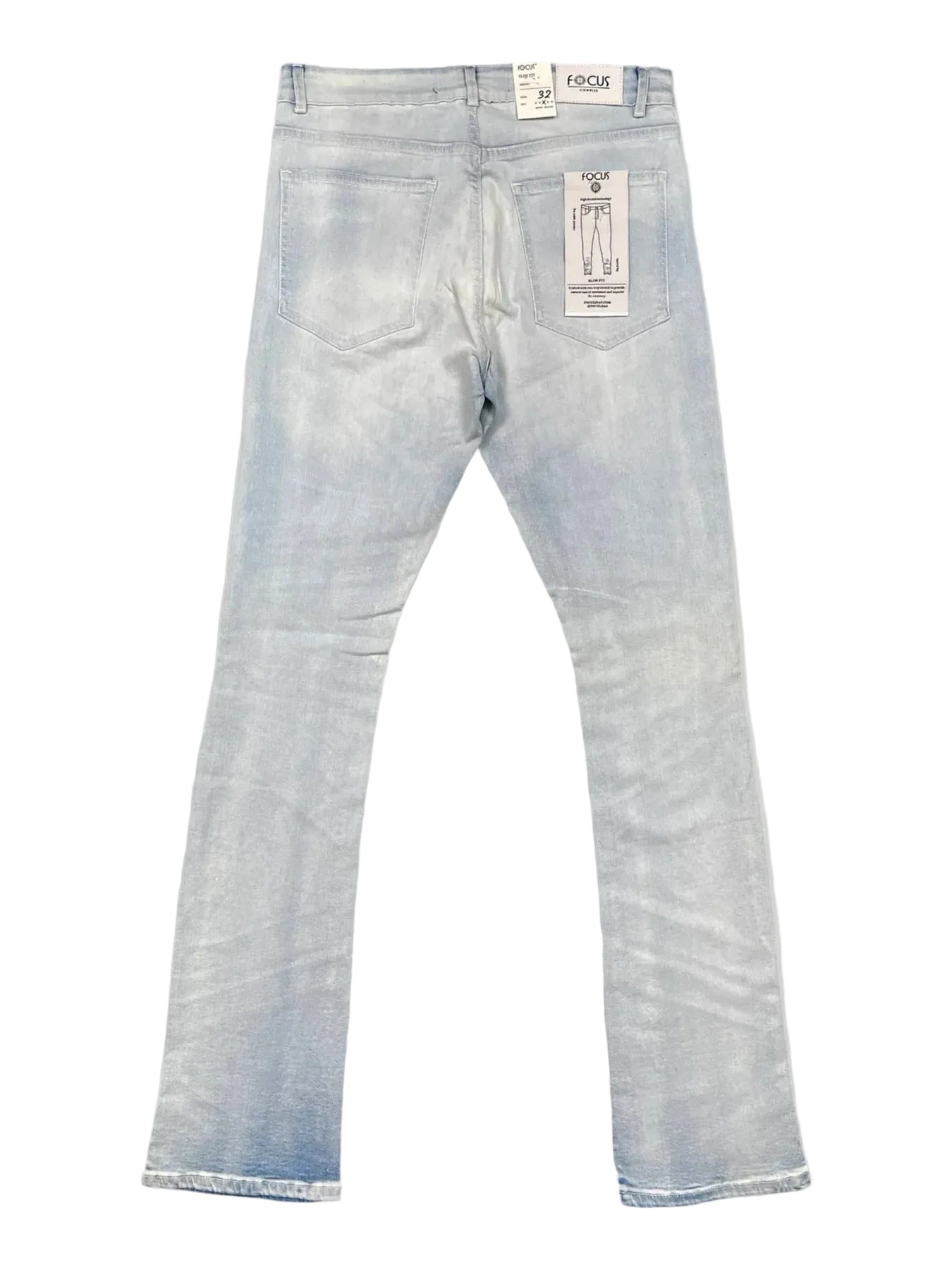 RHINESTONE R&R STACKED DENIM