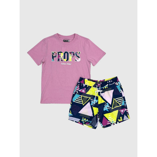PROPS TEE BOARD SHORT SET